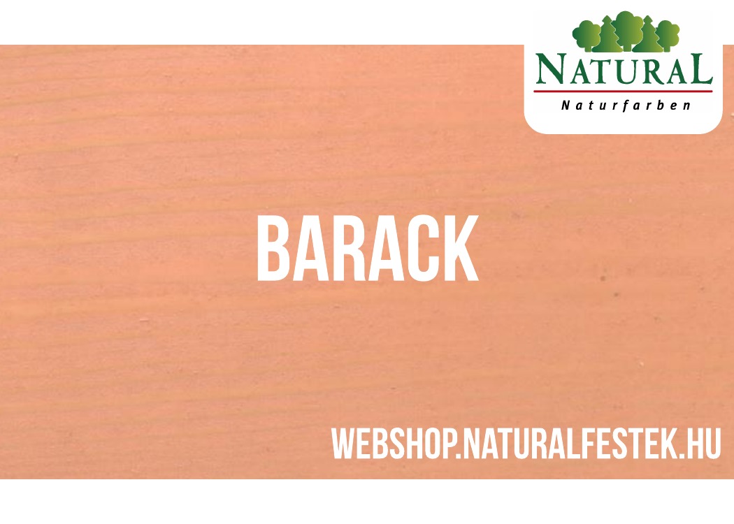 Barack színű fa lazúr festék természetes anyagpkból