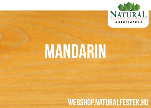 Natural H2 Lazúr Mandarin színben