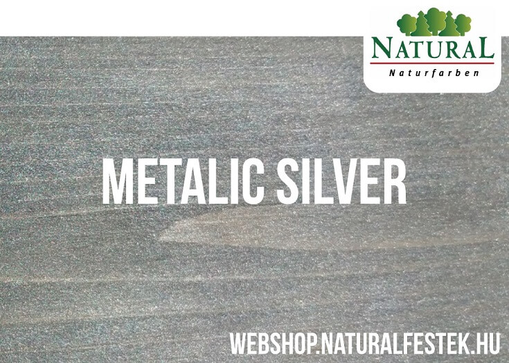 Natural H2 Lazúr Metál silver ezüst színben