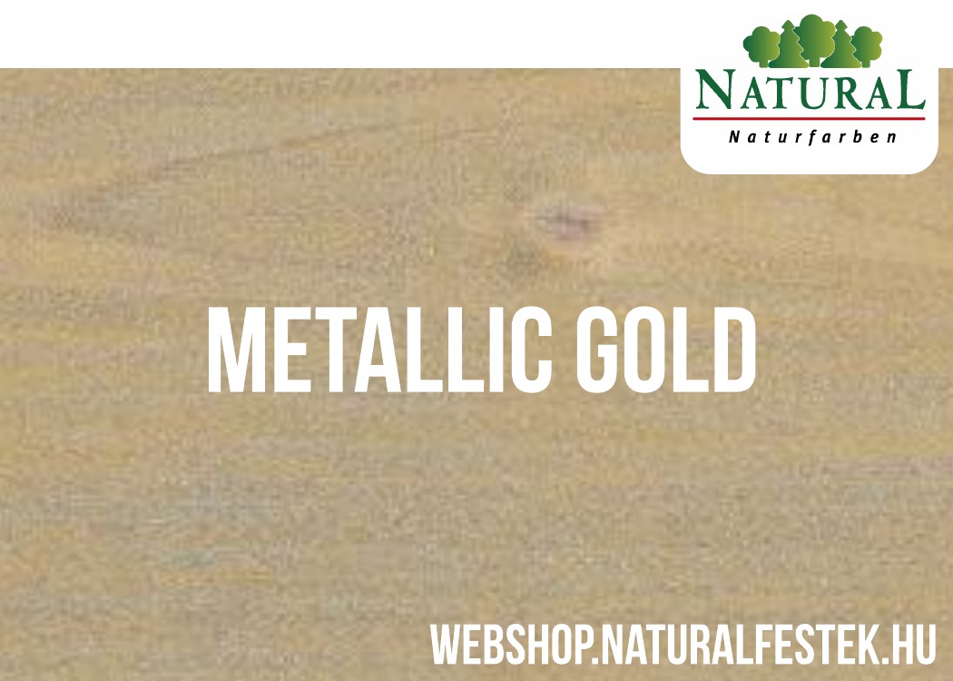metál arany fa lazúr festék színminta 1 rétegben természetes anyagokból