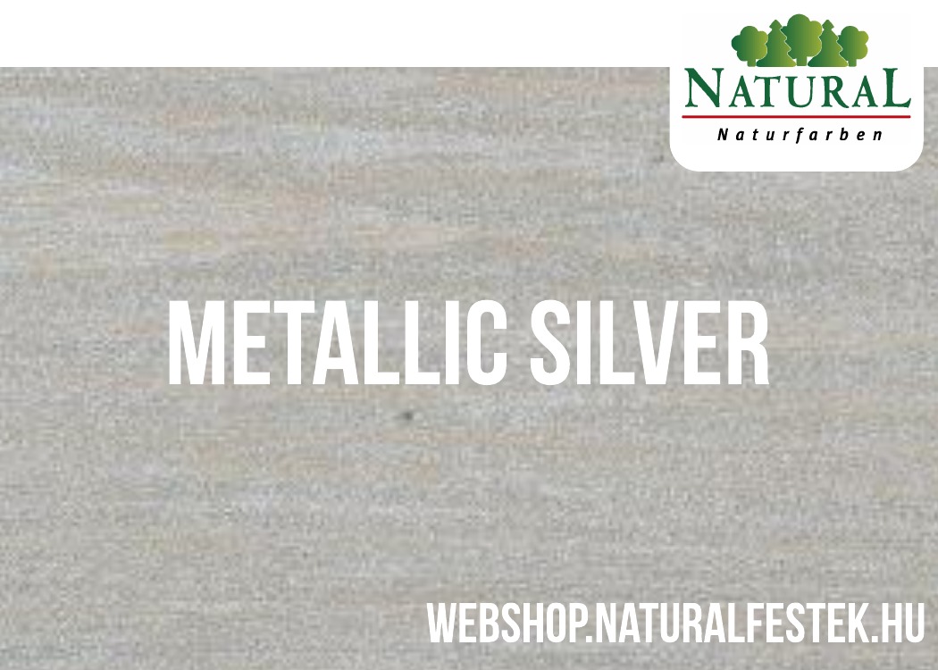 metál ezüst fa lazúr festék természetes anyagokból