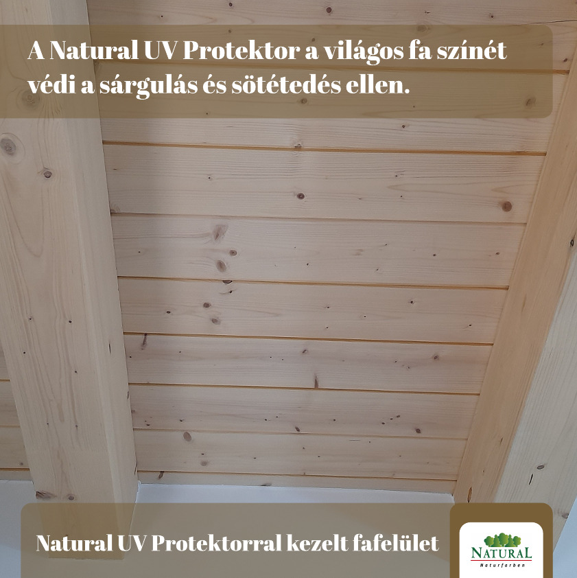Natural UV Protektor fa sárgulása sötétedése ellen